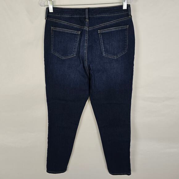 Style & Co Jeans Women's 12P Blue Dark Wash Skinny Ankle - Picture 4 of 16